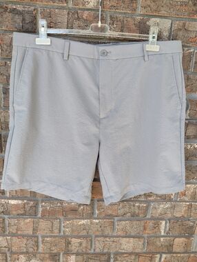 Vineyard Vines 8"Textured Performance Breaker Shorts Mens 40 Gray Golf Seersucke